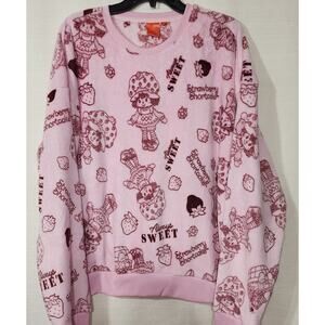 Strawberry shortcake fleece sweatshirt women's size XL